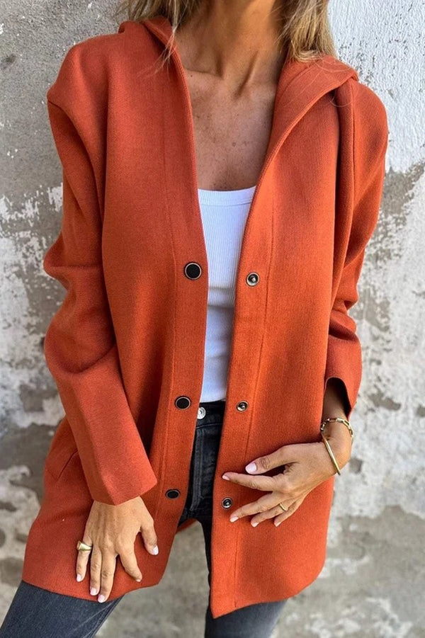 Nisa | Luxury hooded cardigan