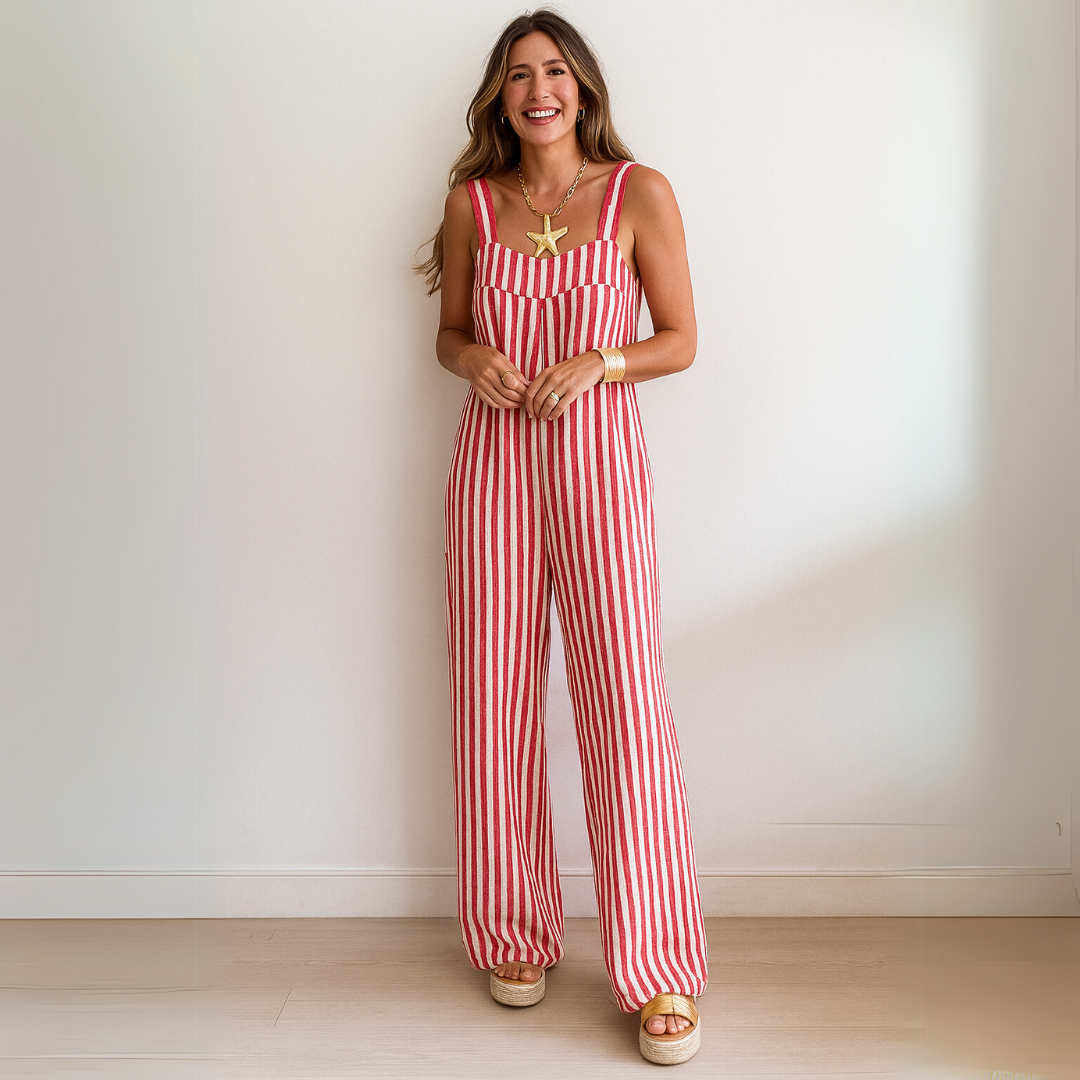 Nicky | Casual Striped Jumpsuit