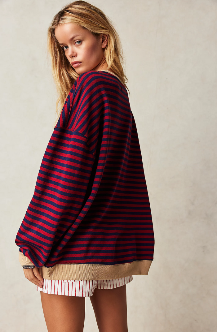 Skye | Oversized Striped Sweater
