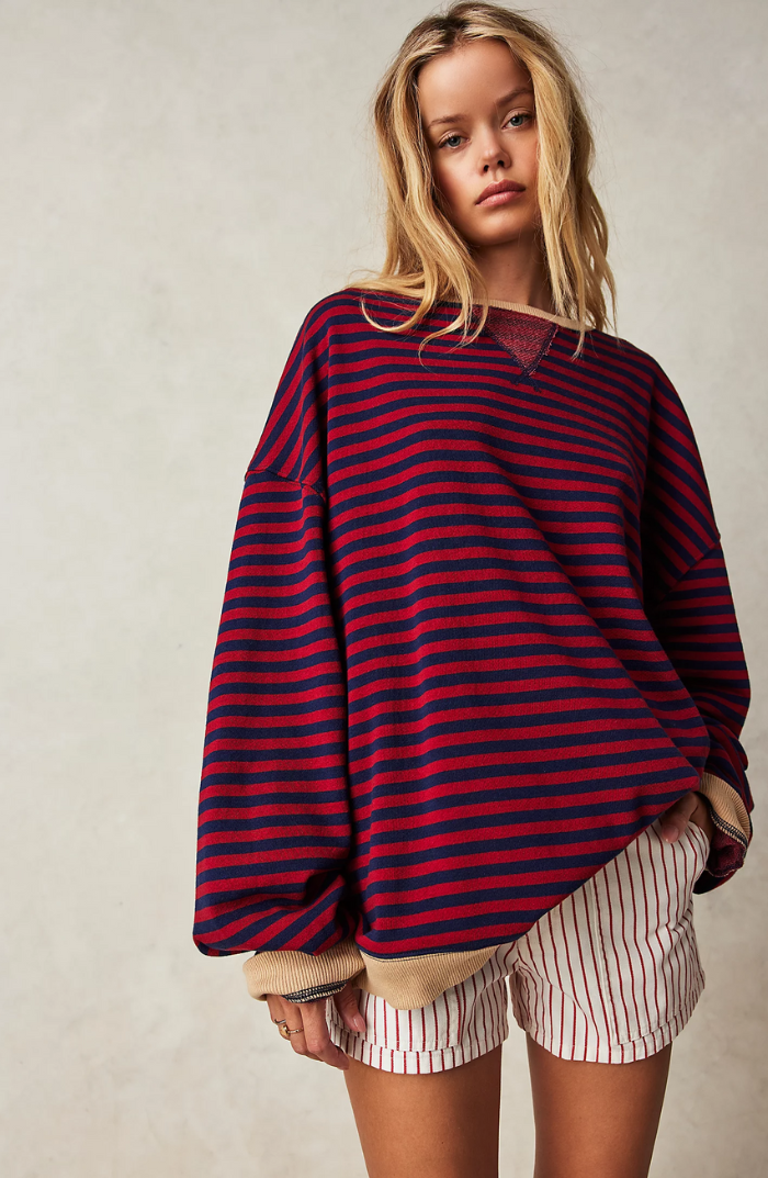 Skye | Oversized Striped Sweater