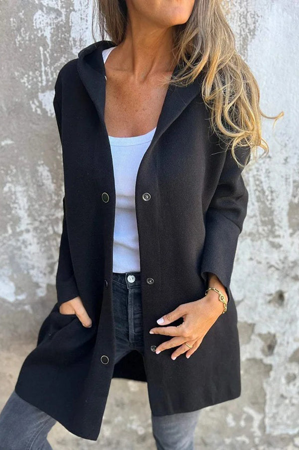 Nisa | Luxury hooded cardigan
