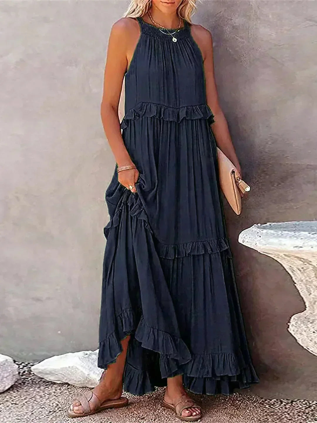Zola | Elegant Dress with Ruffles