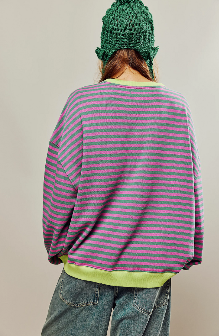 Skye | Oversized Striped Sweater