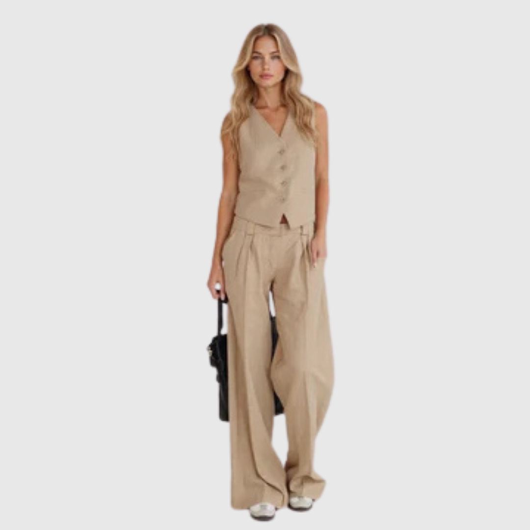 Serena | Handmade Linen Casual Outfit