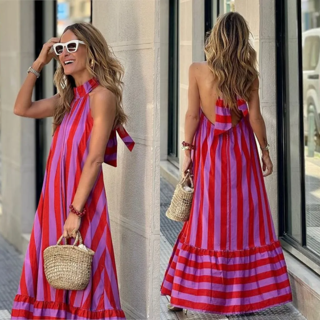 Ava | Maxi Striped Dress
