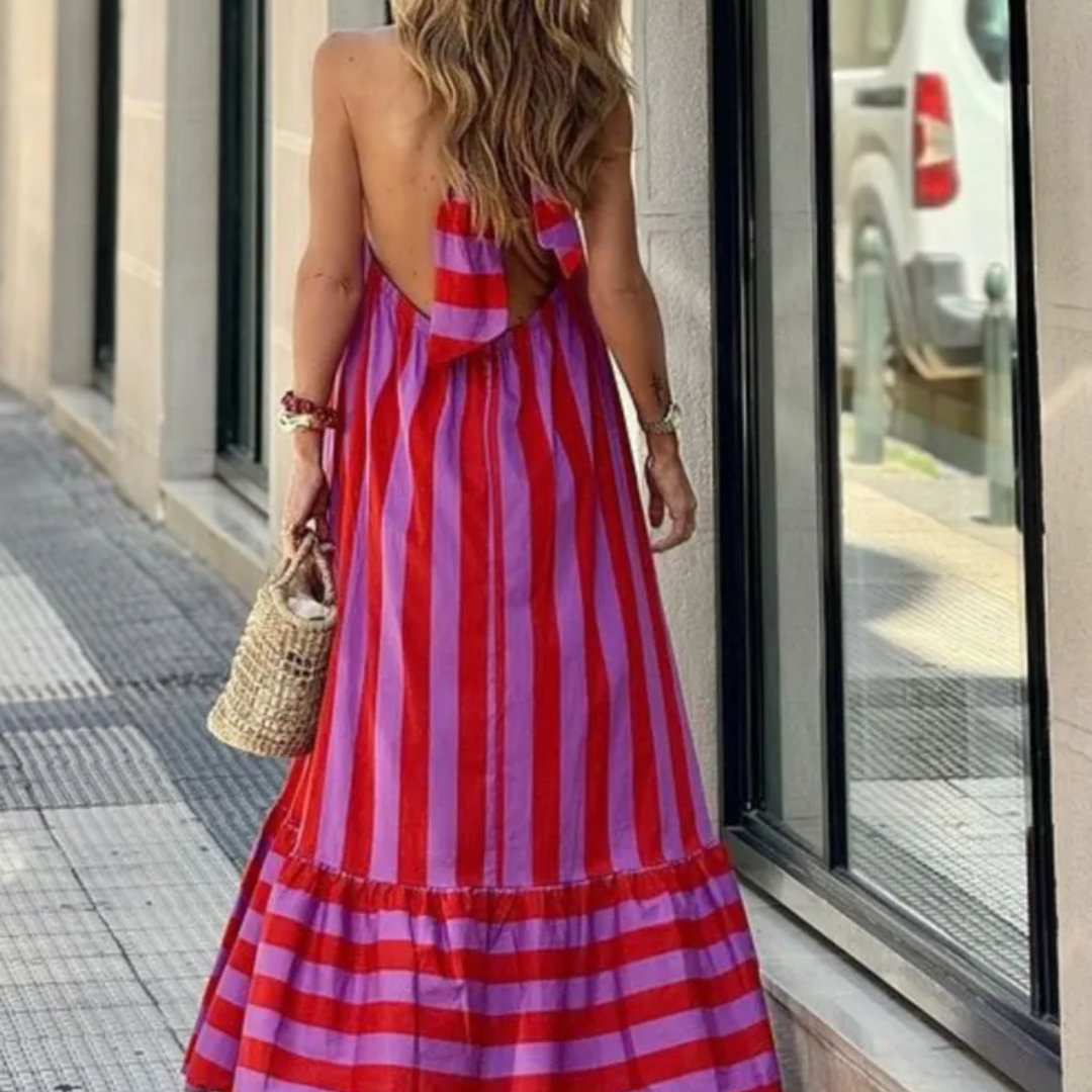 Ava | Maxi Striped Dress
