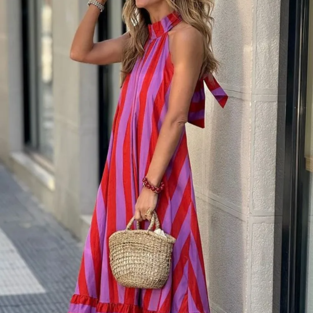 Ava | Maxi Striped Dress