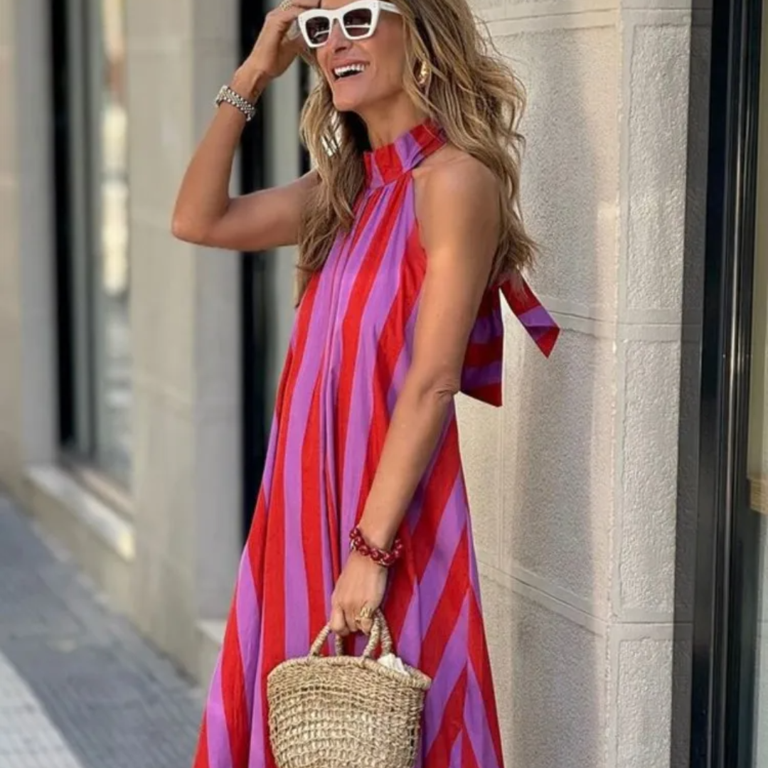 Ava | Maxi Striped Dress