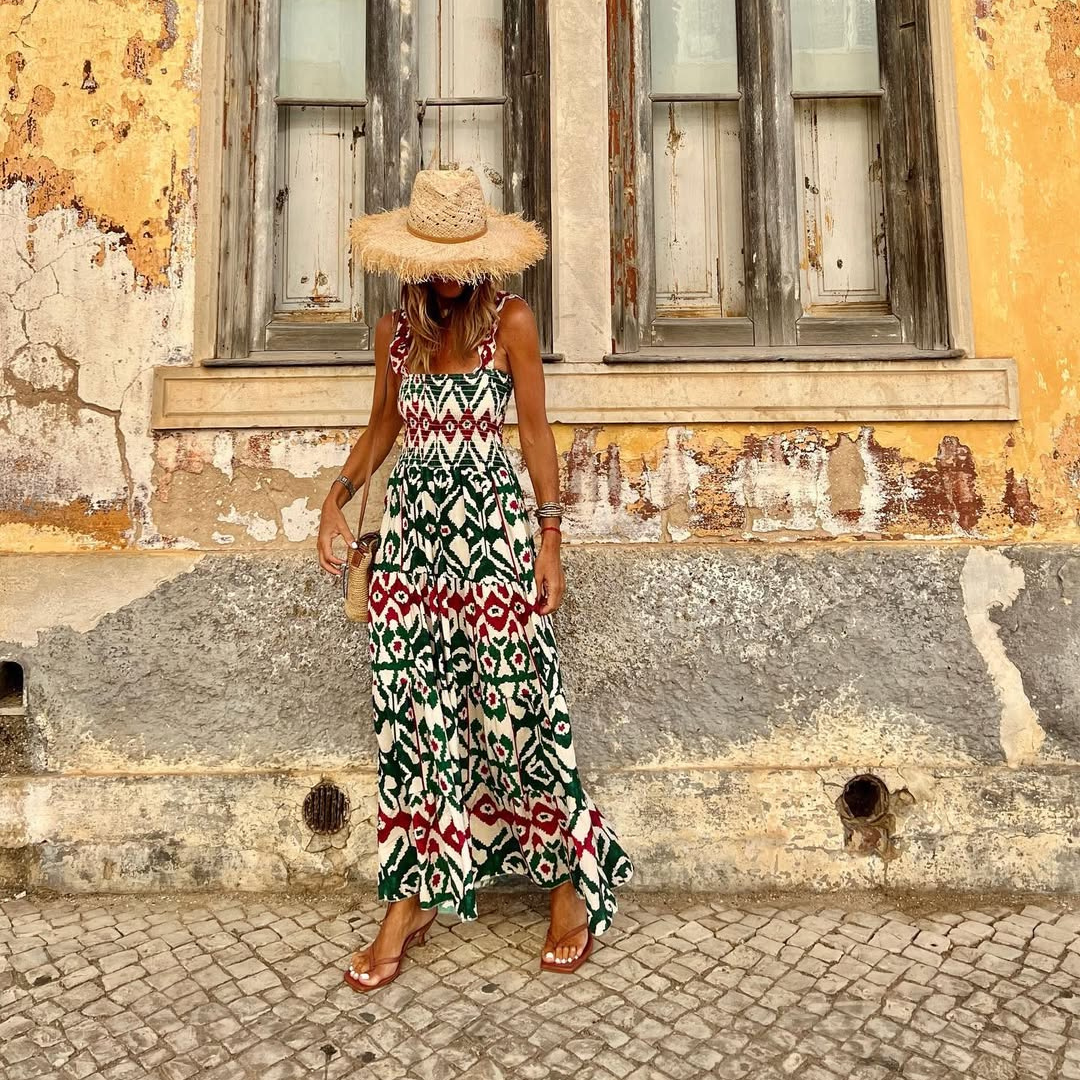 Camilla | Maxi Dress – Ethnic Style with a Mediterranean Touch