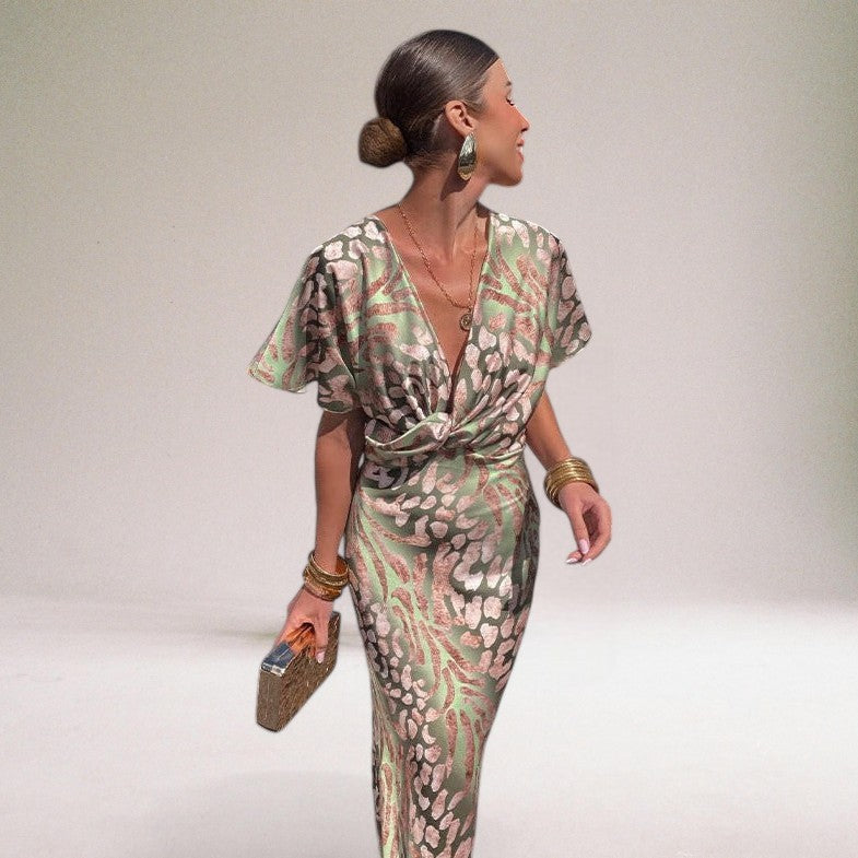 Daisy | Elegant Maxi dress with Unique V-Neck