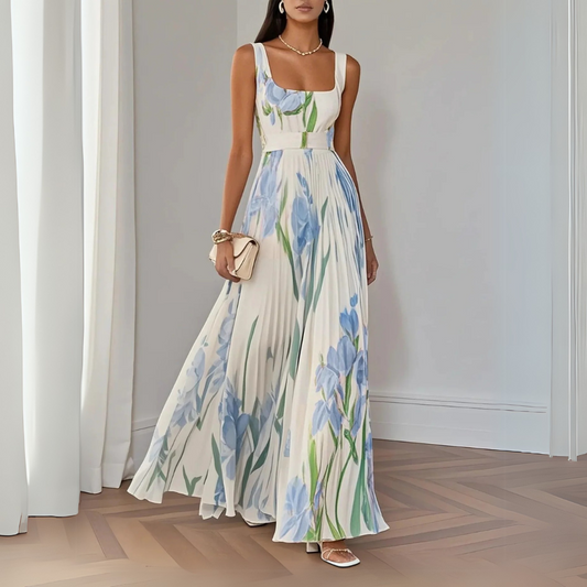 Evina | Elegant Floral Maxi Dress