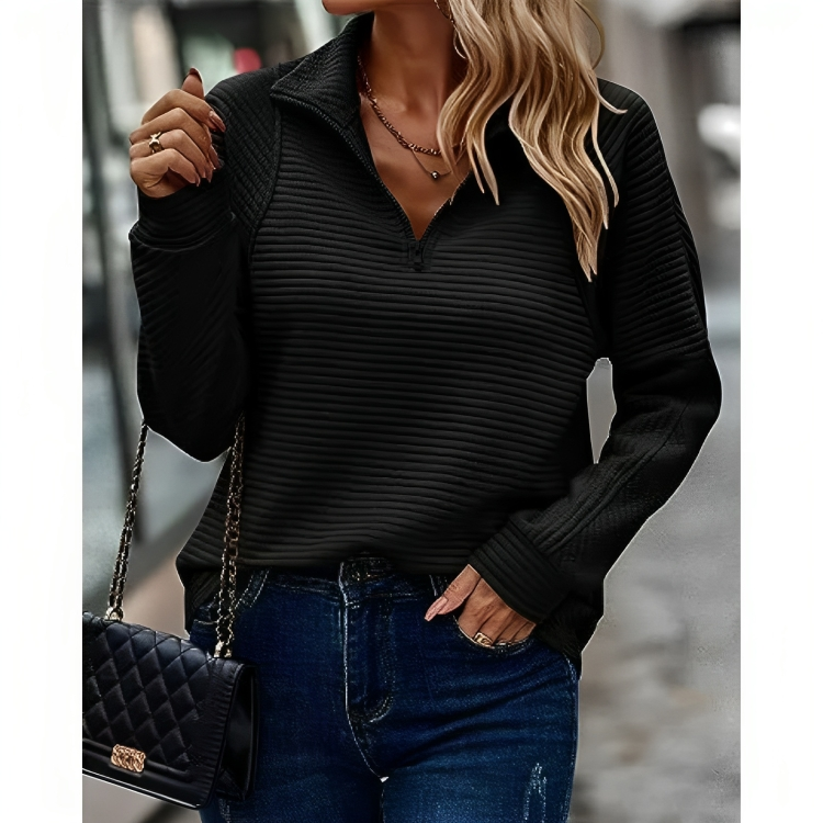 Lauren | Zip V-Neck Pullover