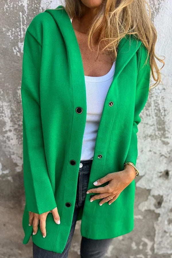 Nisa | Luxury hooded cardigan