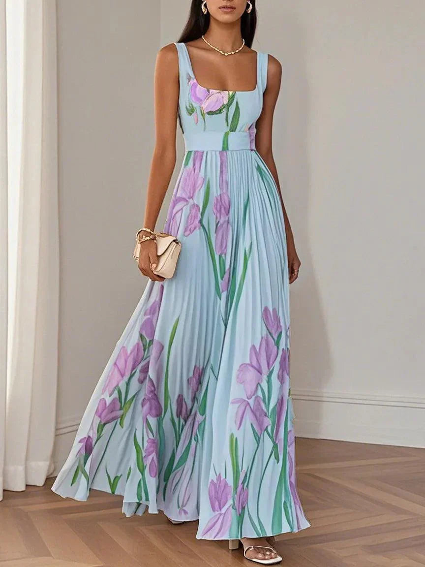 Evina | Elegant Floral Maxi Dress