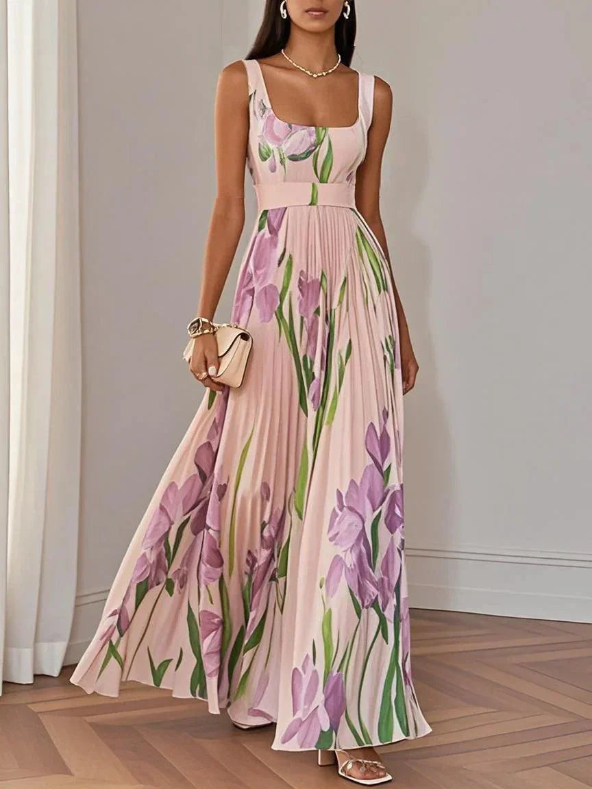 Evina | Elegant Floral Maxi Dress