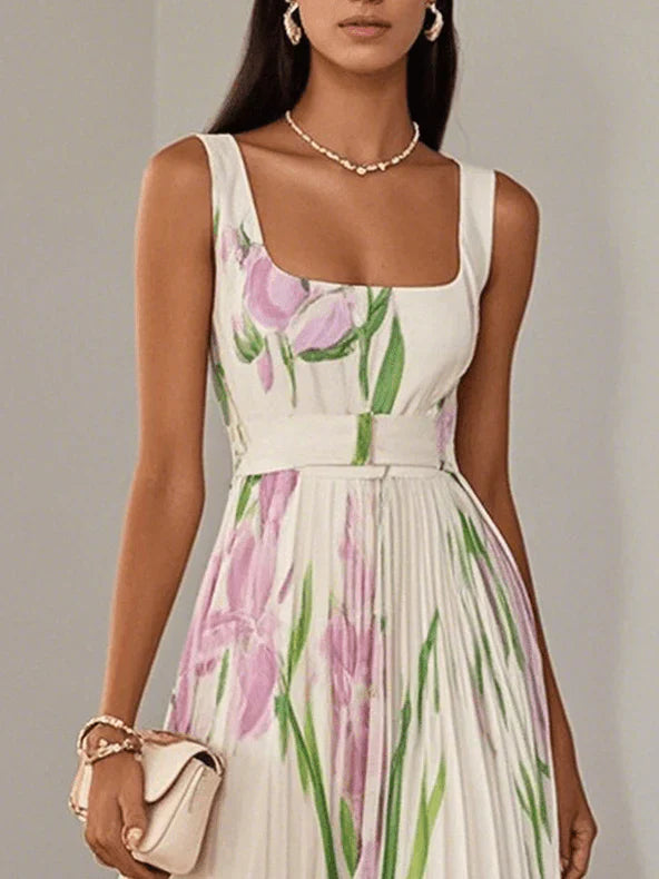 Evina | Elegant Floral Maxi Dress