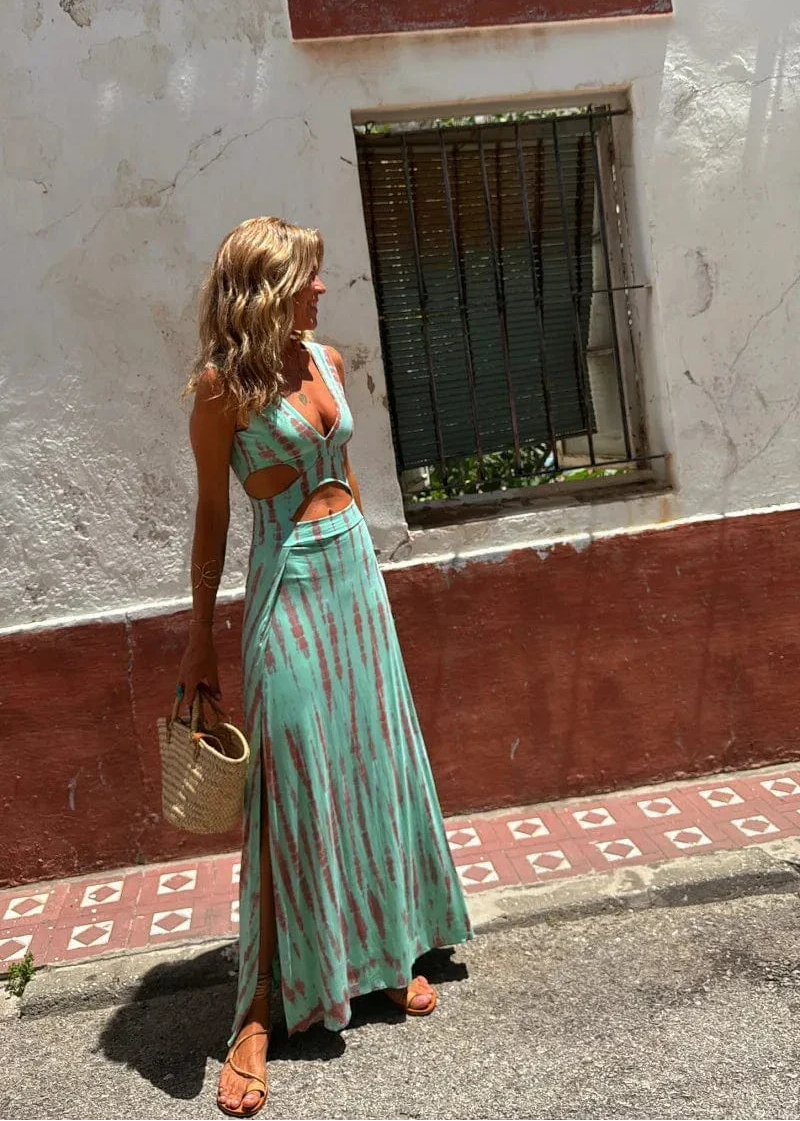 Linda | Tie-Dye Print Dress