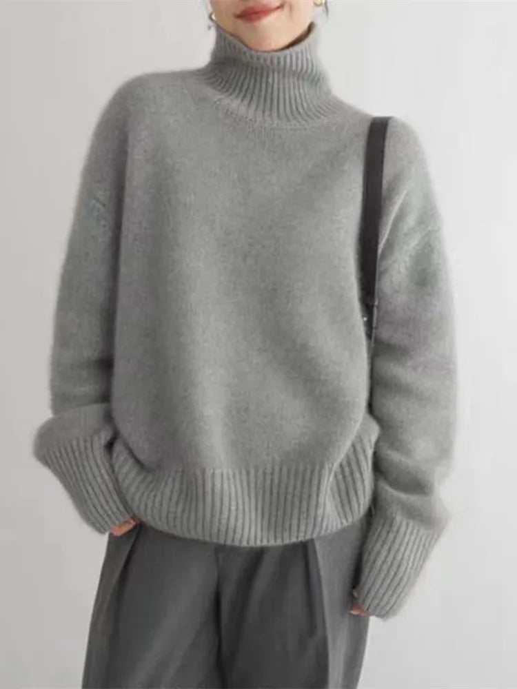 Larissa - Cosy turtle neck sweater