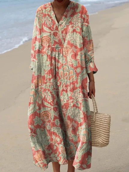Elin |Vintage Floral Dress