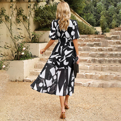 Lana | v-neck midi summer dress