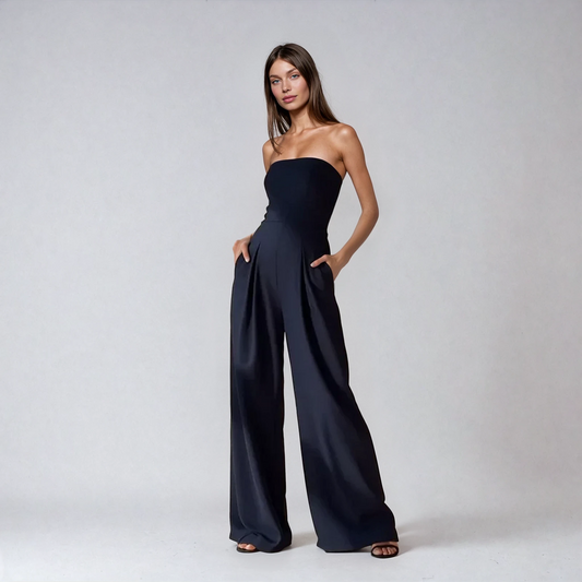 Kyla – Strapless Wide-Leg Jumpsuit