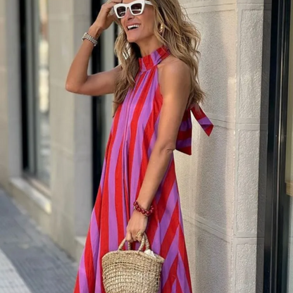 Ava | Maxi Striped Dress