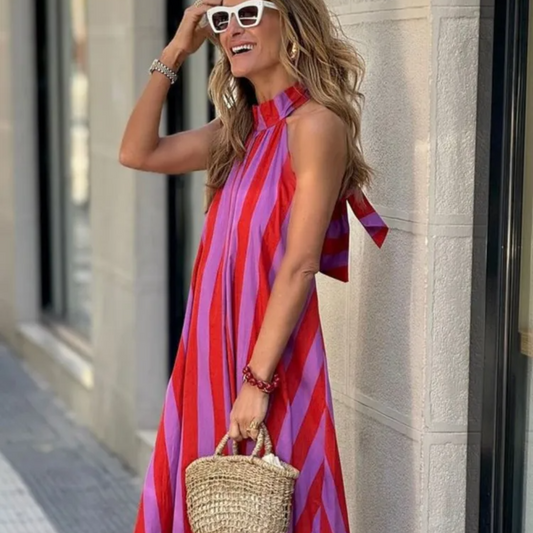 Ava | Maxi Striped Dress