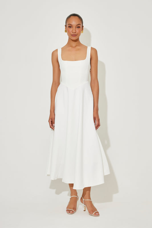 Emily | Timeless Flowy Midi Dress