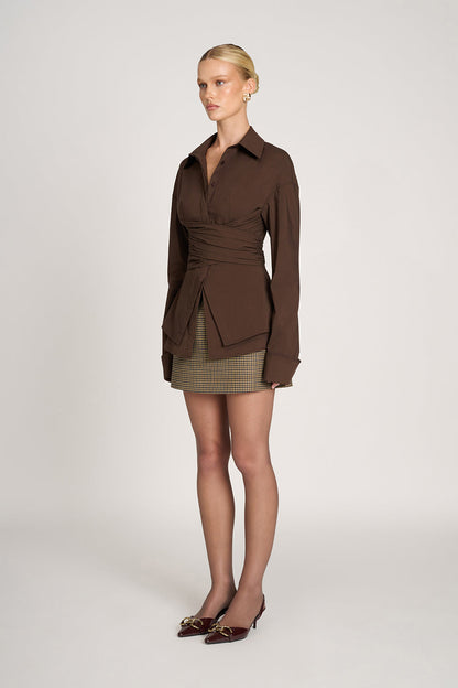 Farah | Tailored Wrap Shirt