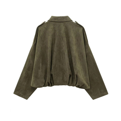 Rebel | Oversized Suede Jacket