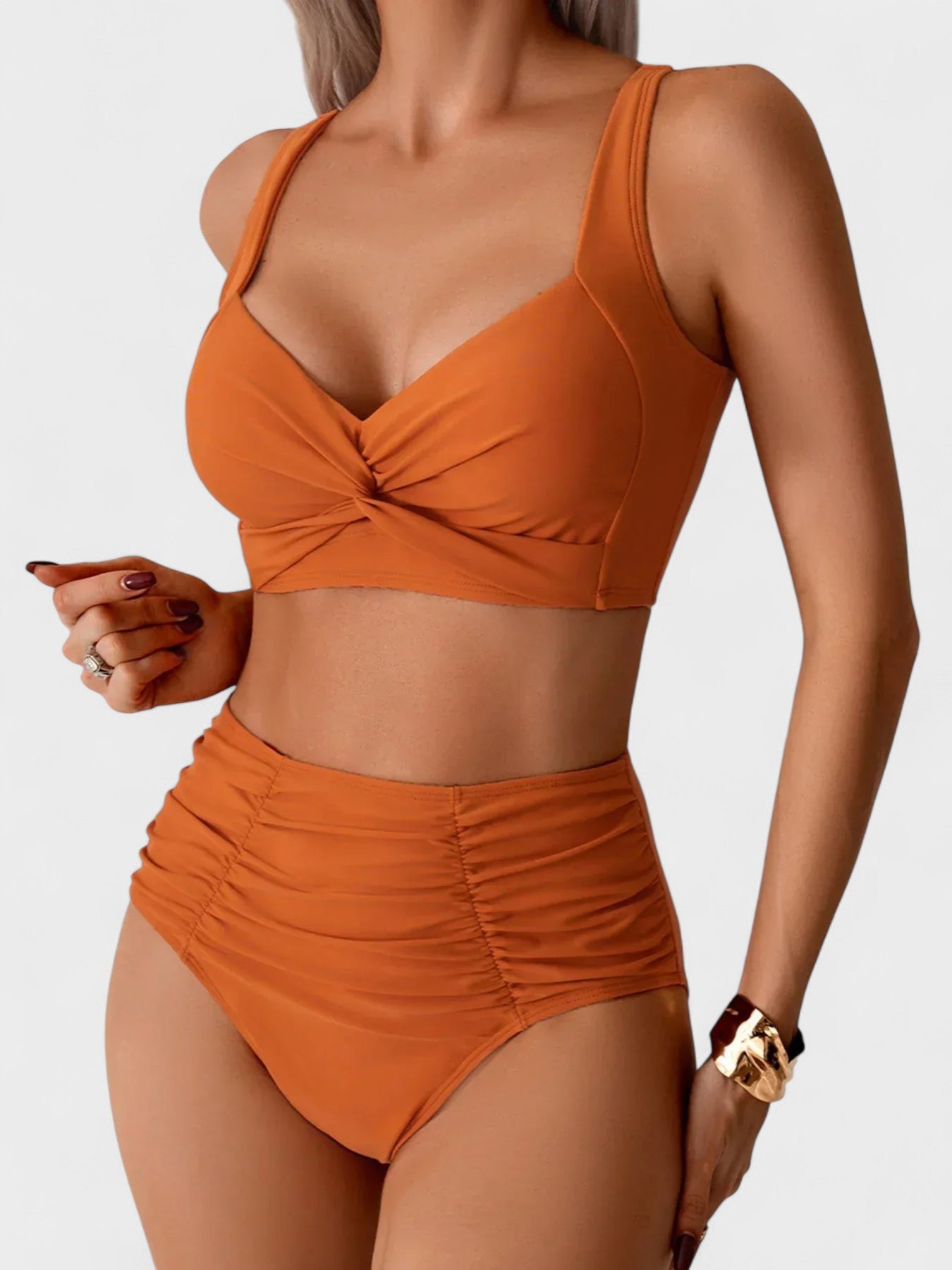 Lulu | Ruffled bandeau bikini