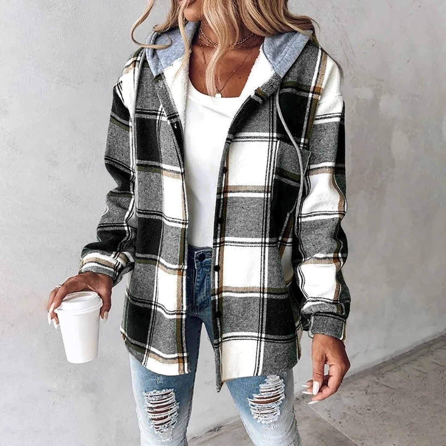 Nola | Checked Overshirt