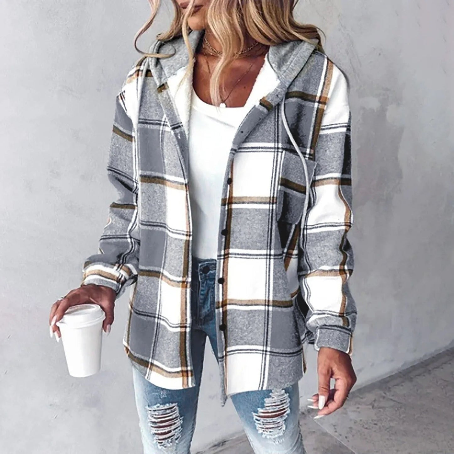 Nola | Checked Overshirt
