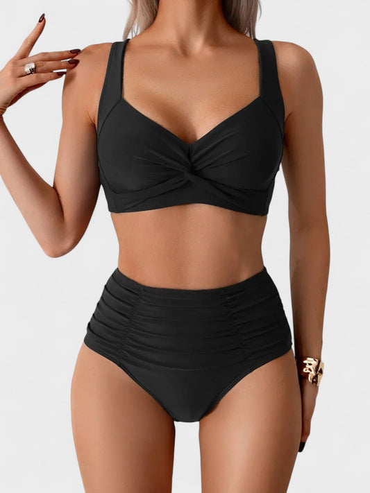 Lulu | Ruffled bandeau bikini