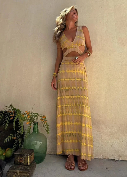 Linda | Tie-Dye Print Dress