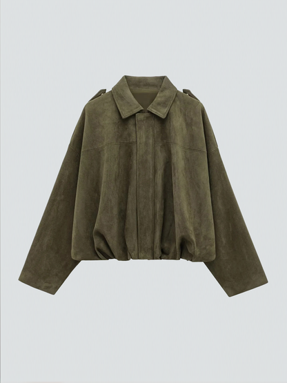 Rebel | Oversized Suede Jacket