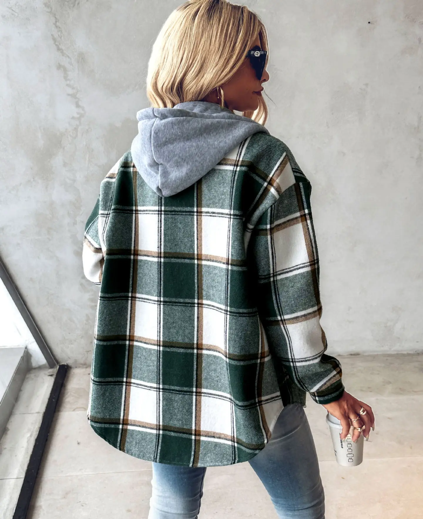 Nola | Checked Overshirt