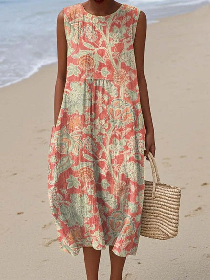 Elin |Vintage Floral Dress